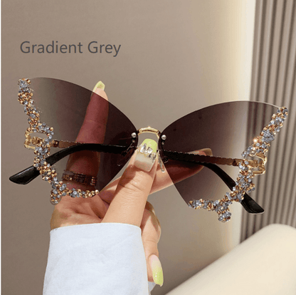 Diamond Butterfly Sunglasses - YIA Collective