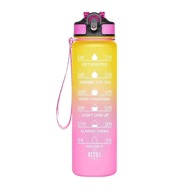 Water Bottle With Time Marker - YIA Collective