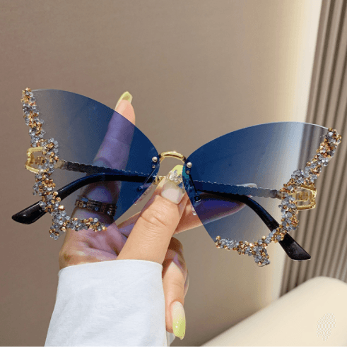 Diamond Butterfly Sunglasses - YIA Collective