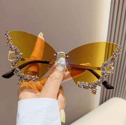 Diamond Butterfly Sunglasses - YIA Collective