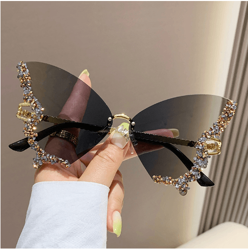 Diamond Butterfly Sunglasses - YIA Collective