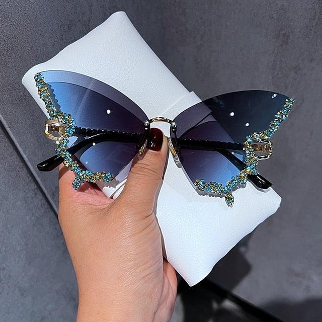 Diamond Butterfly Sunglasses - YIA Collective