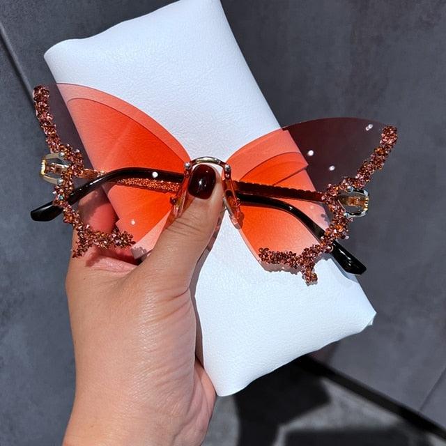 Diamond Butterfly Sunglasses - YIA Collective