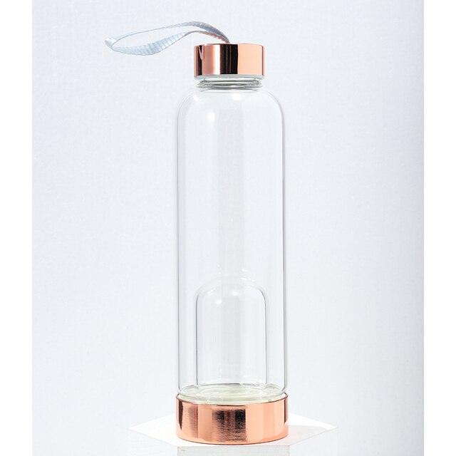 Crystal Glass Water Bottle - YIA Collective