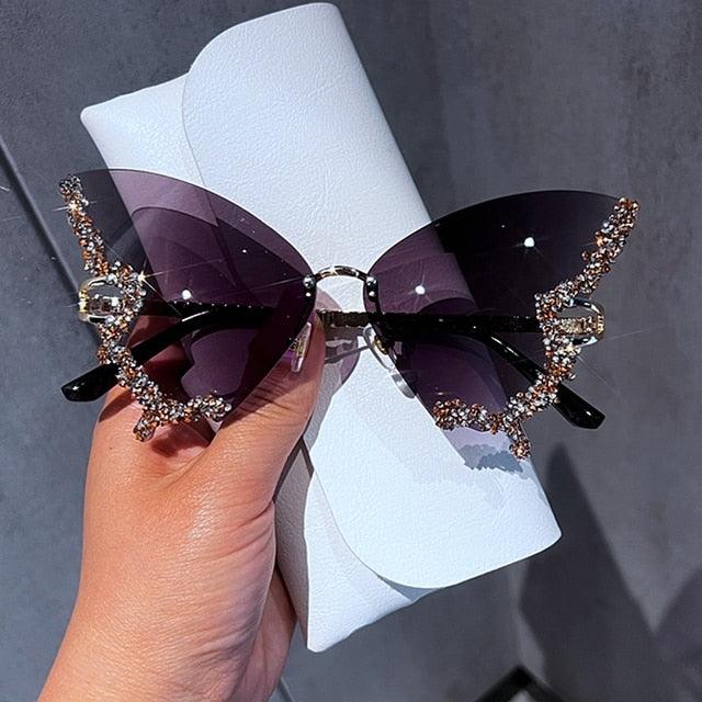 Diamond Butterfly Sunglasses - YIA Collective