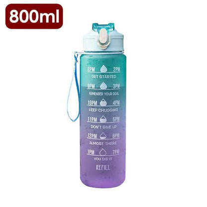 Water Bottle With Time Marker - YIA Collective