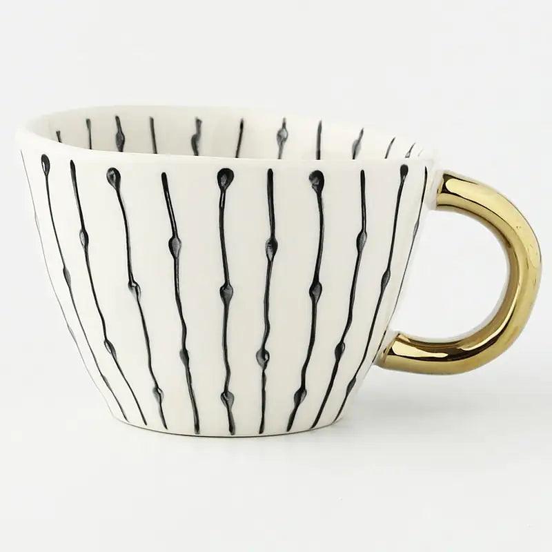 Hand Painted Ceramic Mugs - YIA Collective