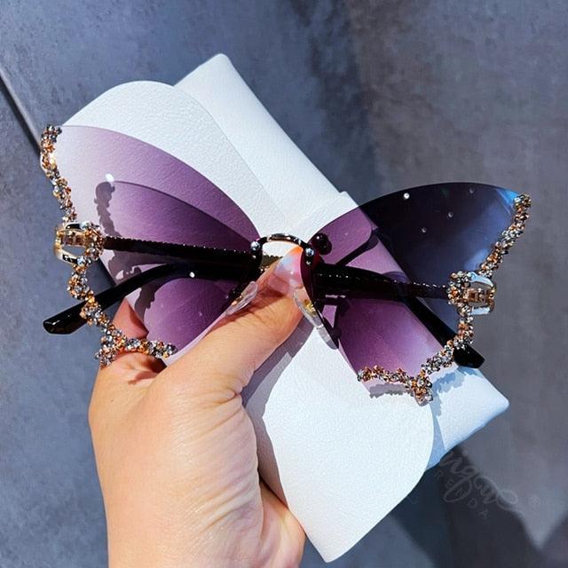 Diamond Butterfly Sunglasses - YIA Collective