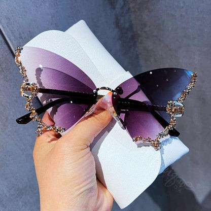 Diamond Butterfly Sunglasses - YIA Collective