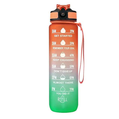 Water Bottle With Time Marker - YIA Collective