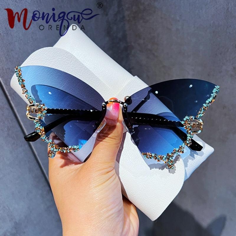 Diamond Butterfly Sunglasses - YIA Collective