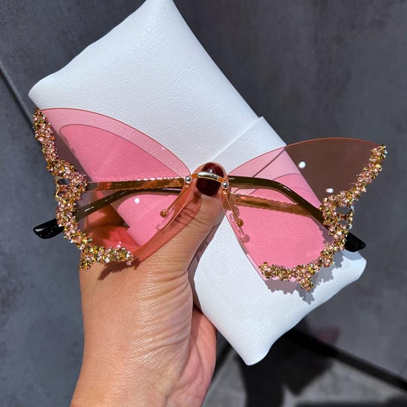 Diamond Butterfly Sunglasses - YIA Collective