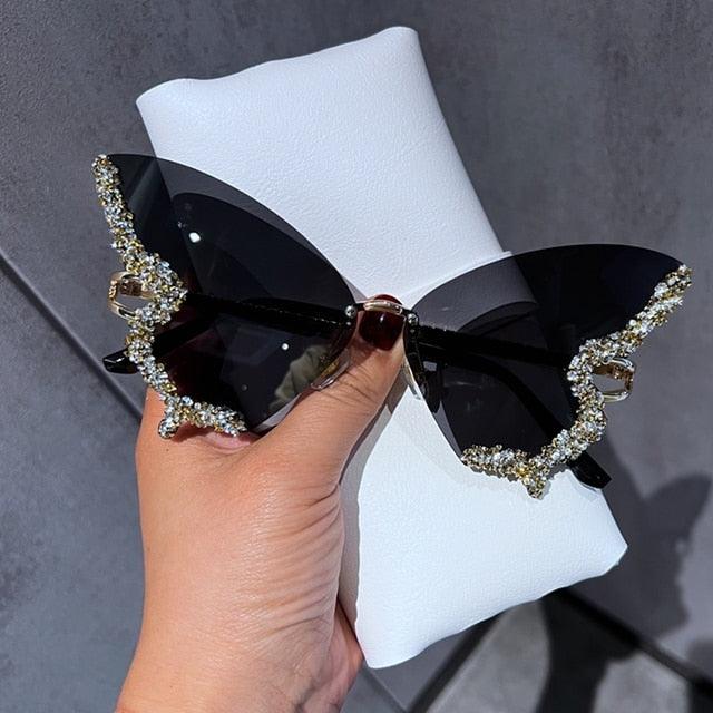 Diamond Butterfly Sunglasses - YIA Collective