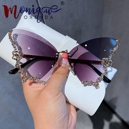 Diamond Butterfly Sunglasses - YIA Collective