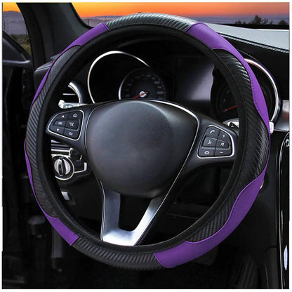 Carbon Fiber Car Steering Wheel Cover - YIA Collective