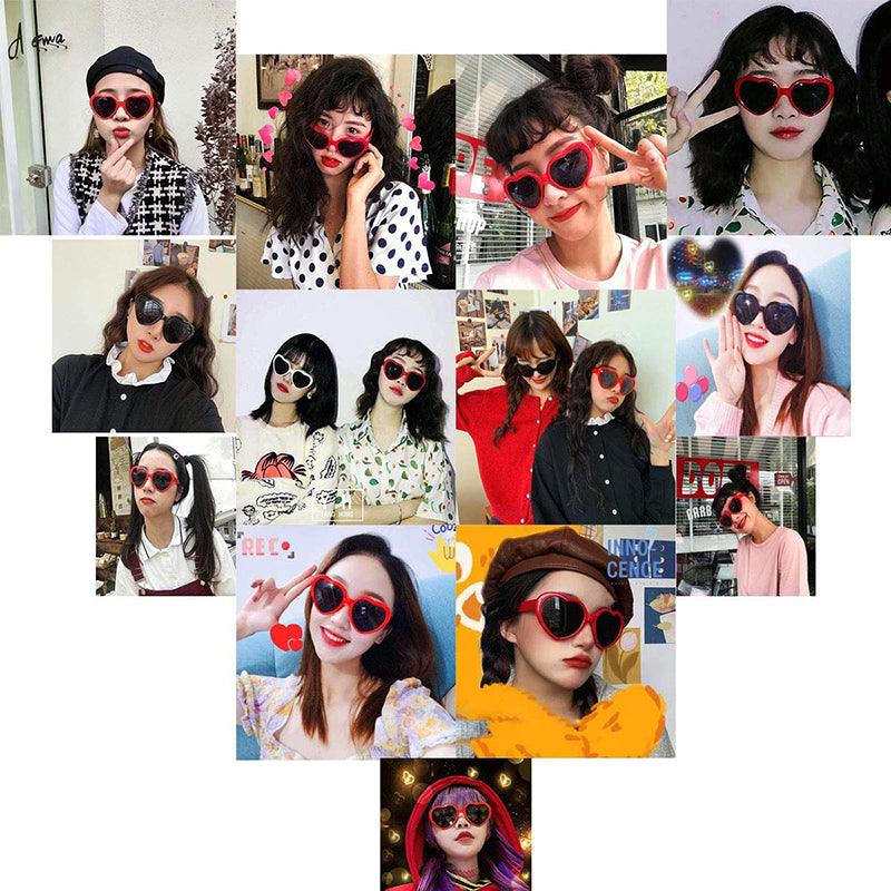 Heart Shaped Sunglasses - YIA Collective