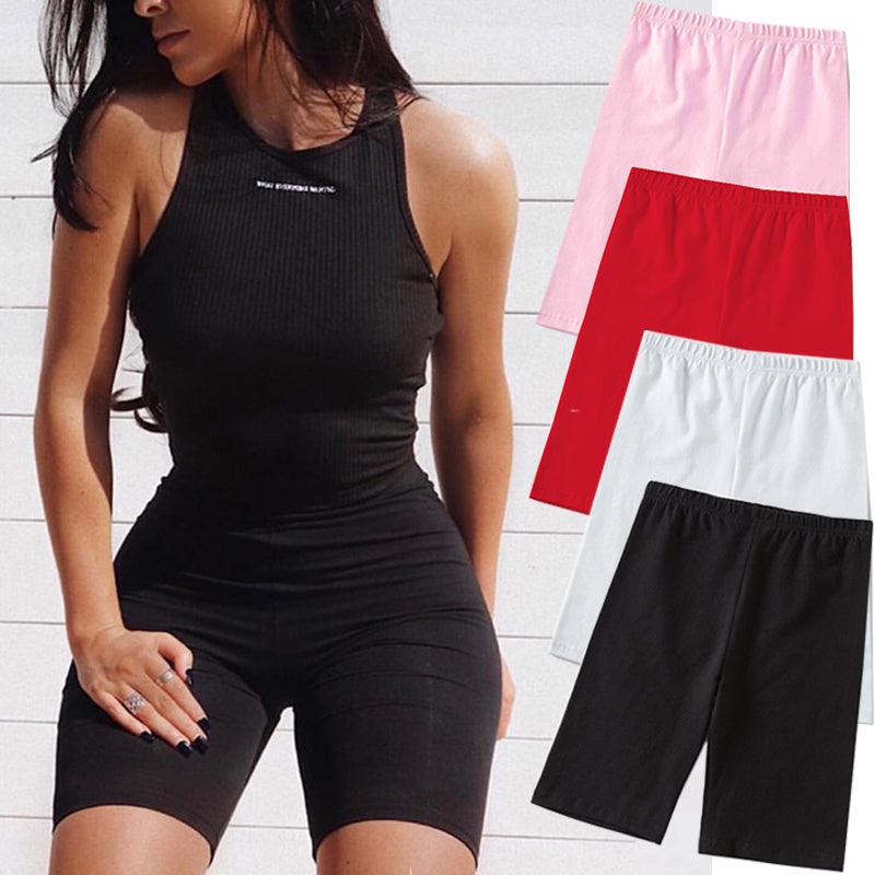 4 Color Athleisure Cycling Shorts - YIA Collective