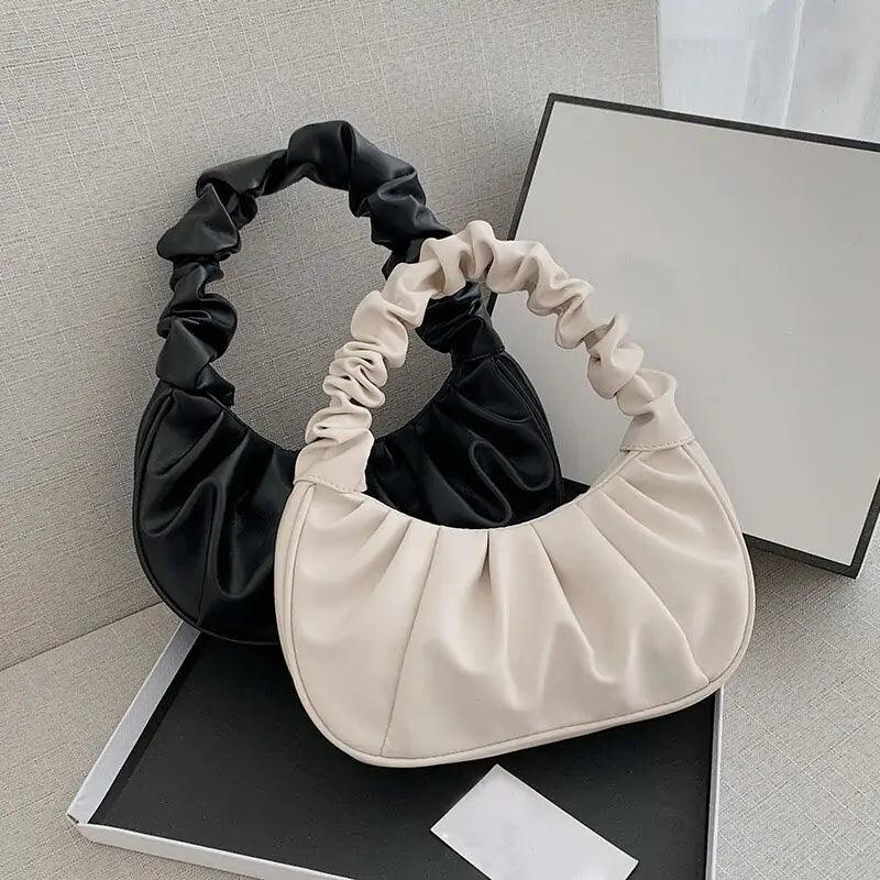 Pleated Cloud Handbags - YIA Collective