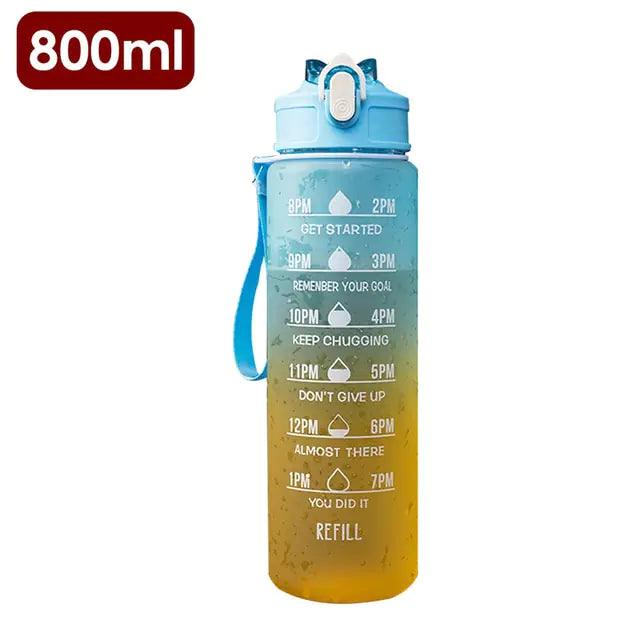 Water Bottle With Time Marker - YIA Collective